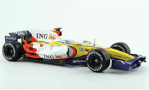 Renault F1 2008 1/18 Norev r28 f1 team f.alonso coche miniatura