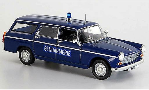 Peugeot 404 Break 1/43 Norev Familiar Gendarmerie Polic&iacute;a 1969 coche miniatura