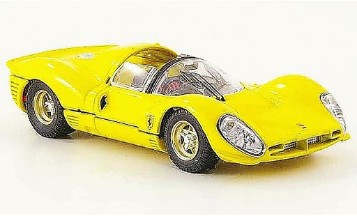 Ferrari 330 P4 1/43 Bang spider amarillo strassenversion coche miniatura
