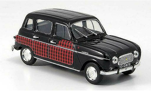 Renault 4 Parisienne 1/43 Vitesse negro/rojo coche miniatura