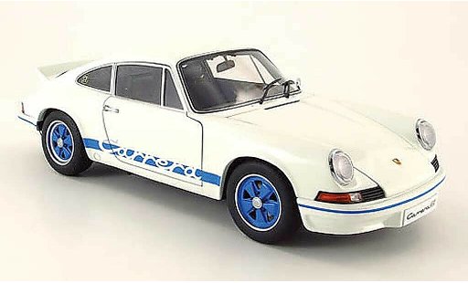 Porsche 911 RS 1/18 Autoart 2.7 carrera blanco 1973 coche miniatura