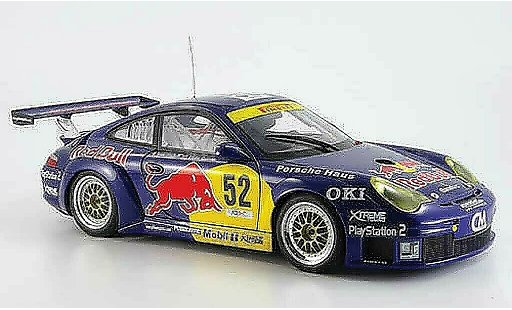 Porsche 911 GT3 RSR 1/18 Autoart no.52 red bull coche miniatura