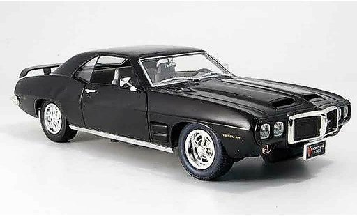 Pontiac Firebird 1969 1/18 Yat Ming trans am negro coche miniatura