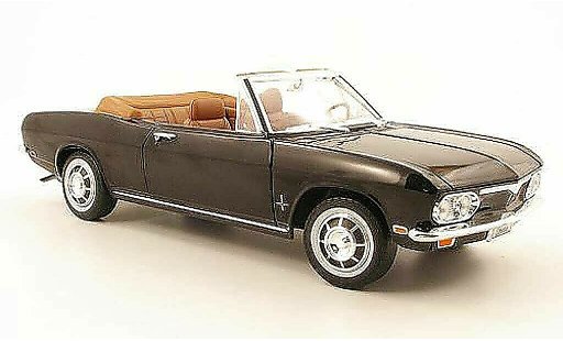 Chevrolet Corvair Convertible 1/18 Yat Ming monza negro 1969 coche miniatura