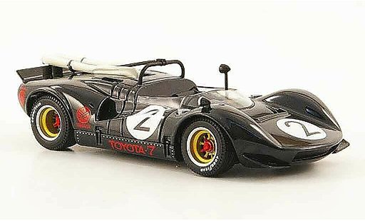 Toyota 7 GP 1968 1/43 Ebbro no.2 negro japan coche miniatura