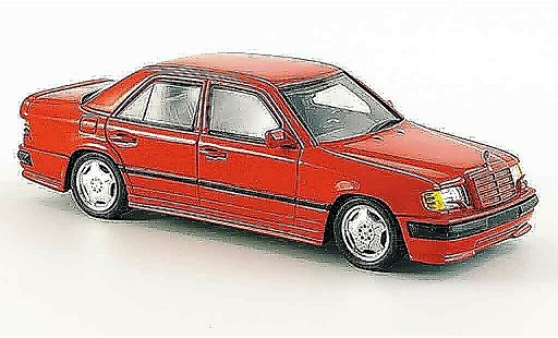 Mercedes 300 Base 1/43 Spark AMG rojo 1987 coche miniatura