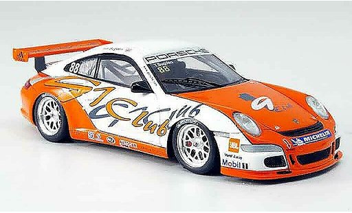Porsche 911 GT3 CUP 1/43 Spark 2007 No.88 ganador Asia coche miniatura