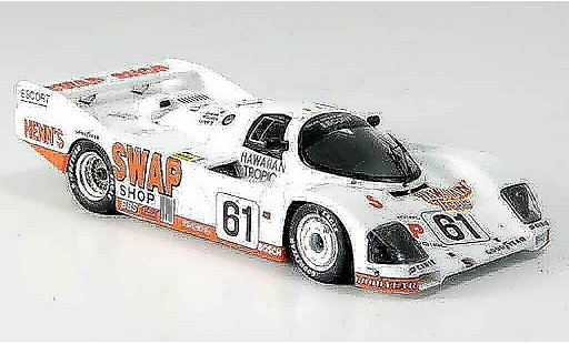 Porsche 962 1984 1/43 Spark No.61 Ferte Doeren Henn Le Mans coche miniatura