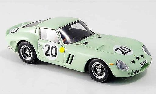 Ferrari 250 GTO 1962 1/43 Red Line no.20 ireland gregory le mans coche miniatura