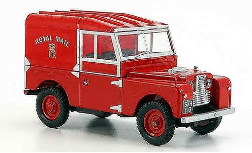 Land Rover 88 Base 1/43 Oxford rojo Royal Mail coche miniatura