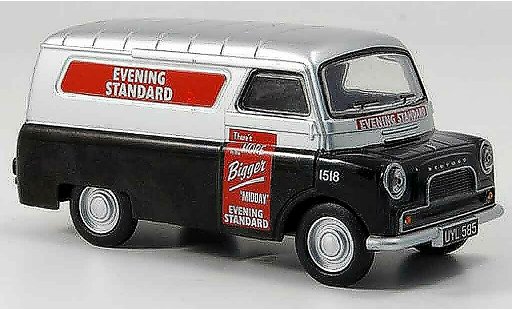 Bedford CA utilitaire 1/43 Oxford Van negro gris metallisee Evening Standard furgoneta coche miniatura