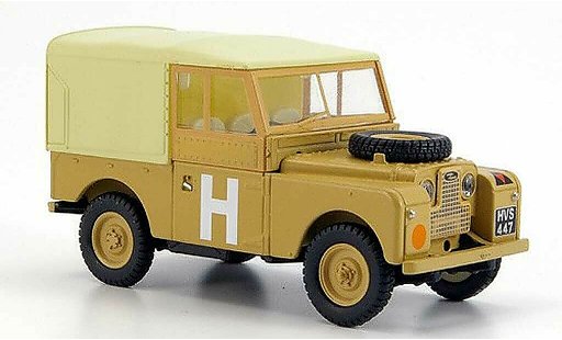 Land Rover 88 Series I 1/43 Oxford 1 sandfarben Militar furgoneta coche miniatura