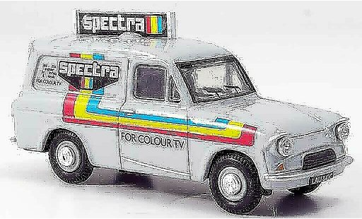 Ford Anglia Van 1/43 Oxford blanco Spectra furgoneta coche miniatura