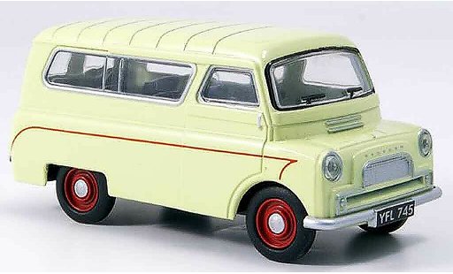 Bedford CA minibus 1/43 Oxford Camper blanco coche miniatura