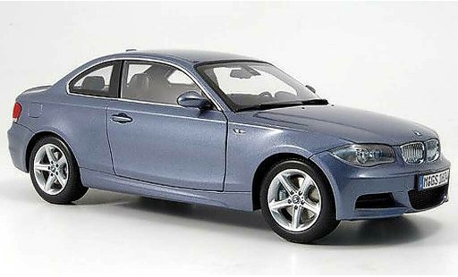 Bmw 120 E82 1/18 Kyosho i coupe azul gris coche miniatura