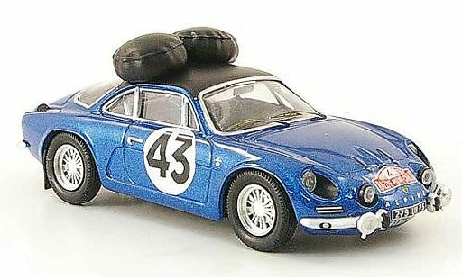 Alpine A110 1600 s 1/43 Trofeu 1600S No.43 Rally Monte Carlo 1968 Larrousse/Callewaert coche miniatura