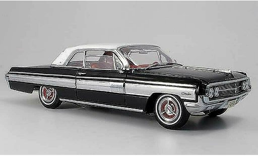 Oldsmobile Starfire Base 1/18 Yat Ming negro blancoes techo 1962 coche miniatura