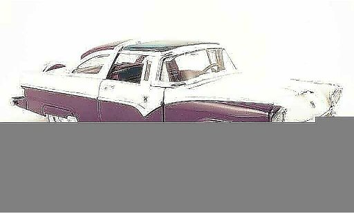 Ford Crown Victoria 1/18 Yat Ming lila/blanco coche miniatura