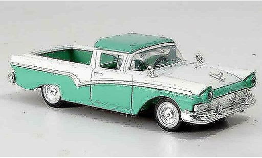 Ford Ranchero Berline 1/43 Yat Ming verde blanco 1957 coche miniatura