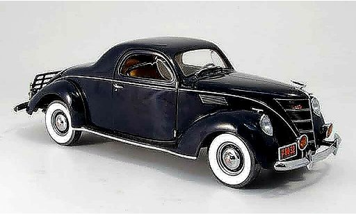 Lincoln Zephyr Base 1/18 Ertl azul 1937 coche miniatura