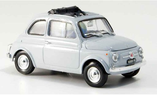 Fiat 500 F 1/43 Brumm gris geoffnetes techo plegable 1965 coche miniatura