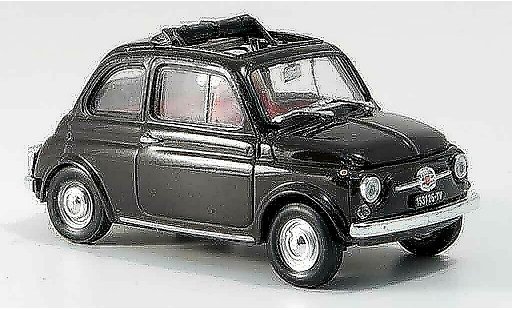 Fiat 500 F 1/43 Brumm marron geoffnetes techo plegable 1965 coche miniatura