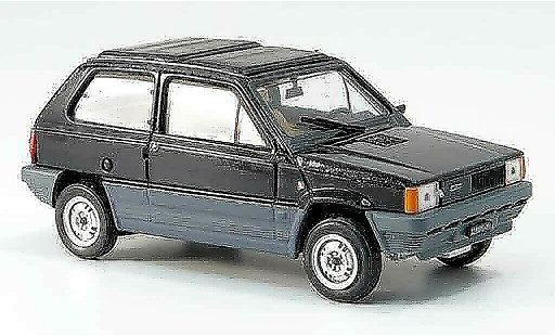 Fiat Panda 45 1/43 Brumm negro avec capote Doppeltecho plegable 1981 coche miniatura