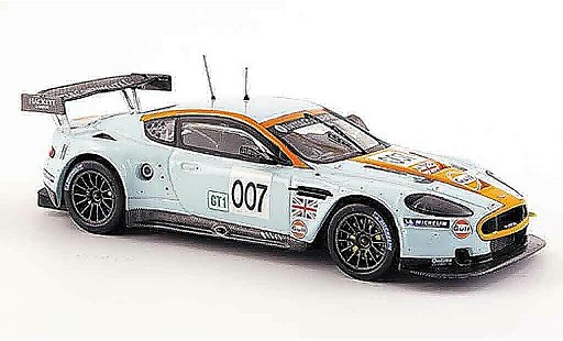 Aston Martin DBR9 gt1 1/43 IXO no.007 gulf prasentation 2008 coche miniatura