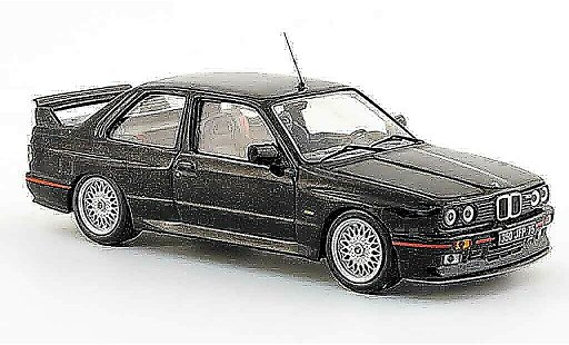 Bmw M3 Sport Evolution 1/43 IXO E30 negro 1990 coche miniatura