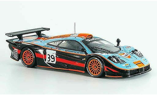 McLaren F1 GTR GTR 1/43 IXO No.39 GULF Bellm Gilbert Sekiya Le Mans 1997 coche miniatura