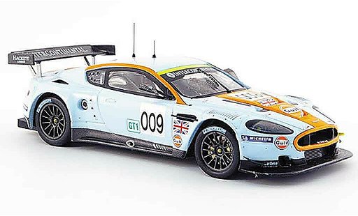 Aston Martin DBR9 gt1 1/43 IXO no.009 gulf prasentation 2008 coche miniatura