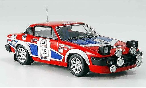 Triumph TR7 1980 1/43 IXO V8 No.15 Eklund Sylvan 1000 Lakes Rally coche miniatura