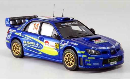 Subaru Impreza WRC 1/43 IXO no.14 arai sircombe rallye japan 2006 coche miniatura