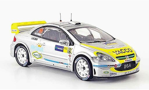 Peugeot 307 WRC 1/43 IXO no.19 bengue escudero racc catalunya 2006 coche miniatura