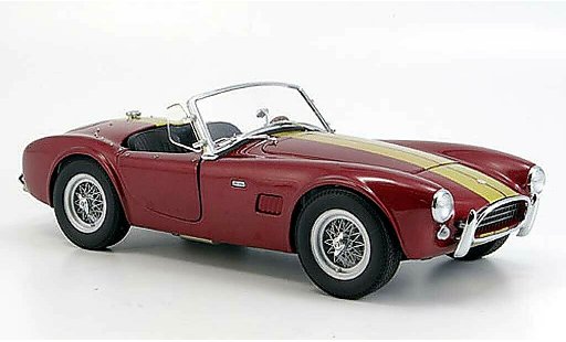 AC Cobra 289 1/18 Exoto rojo avec bandes 1963 coche miniatura