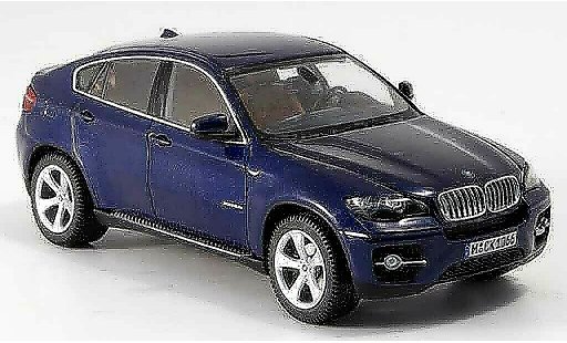 Bmw X6 xdrive 50i 1/43 Schuco E71 50 i azul 2008 coche miniatura