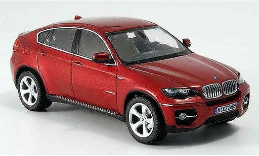 Bmw X6 xdrive 50i 1/43 Schuco E71 50 i rojo 2008 coche miniatura