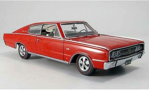Dodge Charger 1966 1/18 Ertl 426 hemi rojo coche miniatura