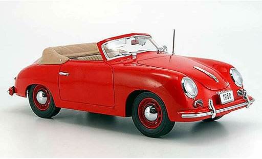 Porsche 356 1950 1/18 Signature cabriolet rojo (premium) coche miniatura