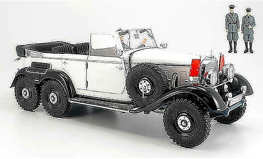 Mercedes G4 Base 1/18 Signature blanco/negro (premium) 1938 coche miniatura