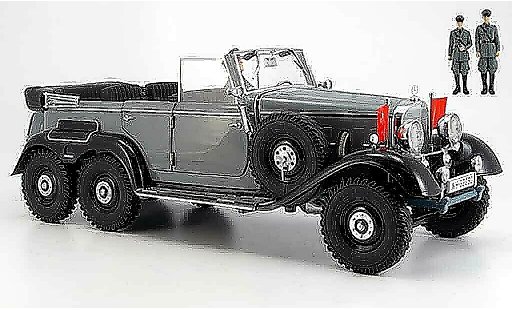 Mercedes G4 Base 1/18 Signature gris (premium) 1938 coche miniatura