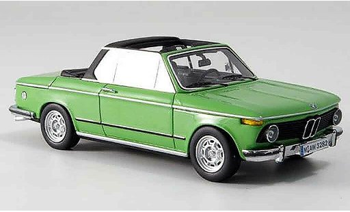Bmw 2002 Cabriolet Baur 1/43 Neo Tii E10 Descapotable verde 1974 coche miniatura