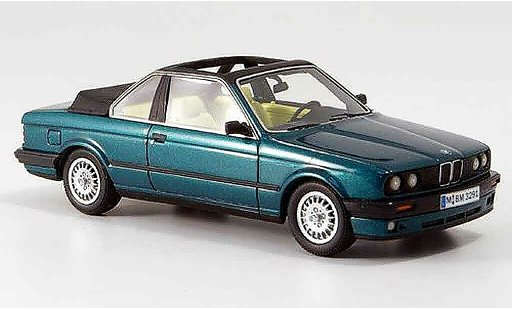 Bmw 320 Baur Cabriolet 1/43 Neo E30 i (E 30) Descapotable verde 1986 coche miniatura