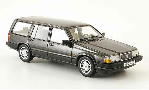 Volvo 940 GLE 1/43 Neo Estate antracita 1992 coche miniatura
