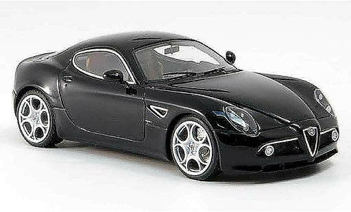 Alfa Romeo 8C competizione 1/43 Look Smart negro austellung frankfurt 2007 coche miniatura