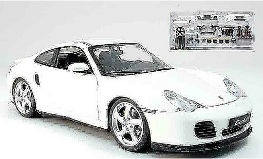 Porsche 911 Base 1/18 AutoProShop gt techart xl blanco con tunigteilen 2004 coche miniatura