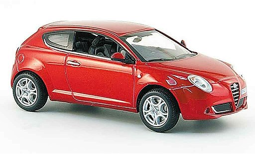Alfa Romeo Mito berline 1/43 Norev rojo 2008 coche miniatura