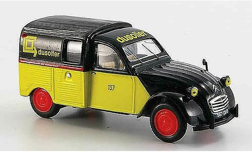 Citroen 2CV Fourgonnette 1/43 Norev camionette calberson 1965 coche miniatura