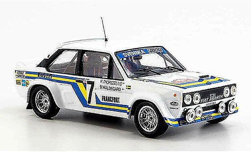 Fiat 131 Abarth 1/43 IXO No.7 Waldgegard Thoreszelius 1980 coche miniatura