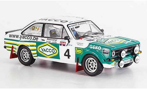 Ford Escort RS 1800 1/43 IXO No.4 Snijers Soenes ganador SPA 2008 coche miniatura